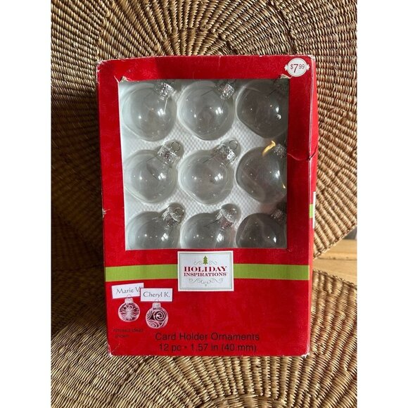Holiday Inspirations Card Holder Ornaments - Picture 1 of 9